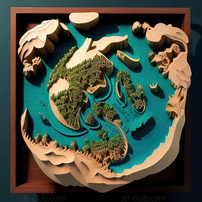 3D model Other islands in the Maldives (STL)